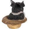 Dekorace králík pestrobarevný 12x12x14 cm 6PR3345