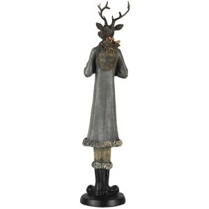 Clayre & Eef Dekorace Jelen vícebarevný 9x8x36 cm Polyresin 6PR4619