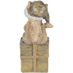 Dekorace kočka pestrobarevná 5x4x10 cm 6PR4643
