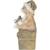 Dekorace kočka pestrobarevná 5x4x10 cm 6PR4643