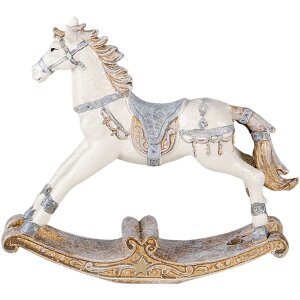 Dekorace Houpací kůň pestrobarevný 16x4x14 cm 6PR4657