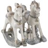 Dekorace houpací kůň (sada 2 ks) vícebarevná 7x2x8 cm 6PR4659