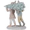 Dětská dekorace s vánočním stromkem pestrobarevná 12x6x15 cm 6PR4662