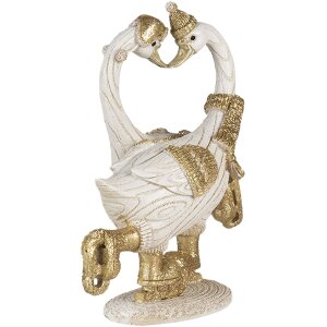 Dekorace labutě bílé 18x8x17 cm 6PR4686