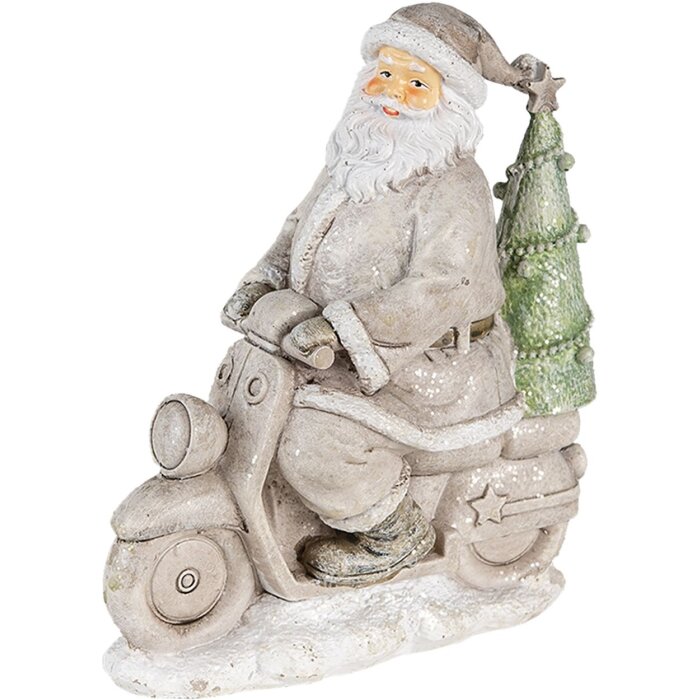 Vánoční stromeček stříbrný 12x6x14 cm 6PR4725