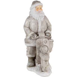 Vánoční stromeček stříbrný 12x6x14 cm 6PR4725
