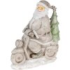 Vánoční stromeček stříbrný 12x6x14 cm 6PR4725