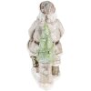 Vánoční stromeček stříbrný 12x6x14 cm 6PR4725