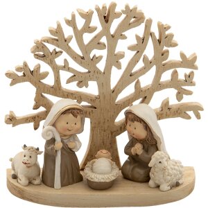 Postýlka figurky hnědá 11x5x10 cm 6PR4743