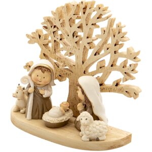 Postýlka figurky hnědá 11x5x10 cm 6PR4743