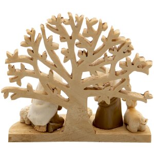 Postýlka figurky hnědá 11x5x10 cm 6PR4743