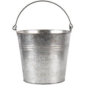 Dekorační kbelík šedý...