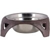 Clayre & Eef 6Y4323 Miska pro psy 19x5 cm hnědá železná kulatá