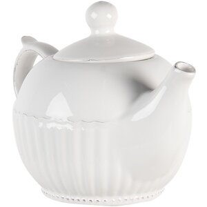 Čajová konvice krémová 21x13x14 cm - 750 ml PLTE