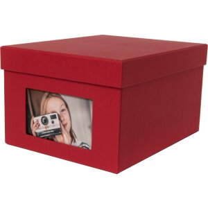 HNFD XL fotobox Kandra 700 fotografií 13x18 cm červený