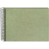 Goldbuch spirálové album konopné psací potřeby Smoke Green 24x17 cm 40 černých stran