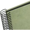 Goldbuch spirálové album konopné psací potřeby Smoke Green 24x17 cm 40 černých stran