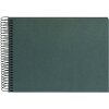 Goldbuch spirálové album konopné psací potřeby Midnight Green 24x17 cm 40 černých stran