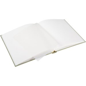 Goldbuch fotoalbum konopné psací potřeby Smoke Green 30x31 cm 60 bílých stran