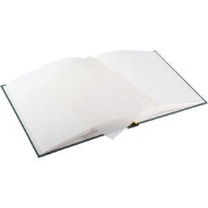 Goldbuch fotoalbum konopné psací potřeby Midnight Green 30x31 cm 60 bílých stran