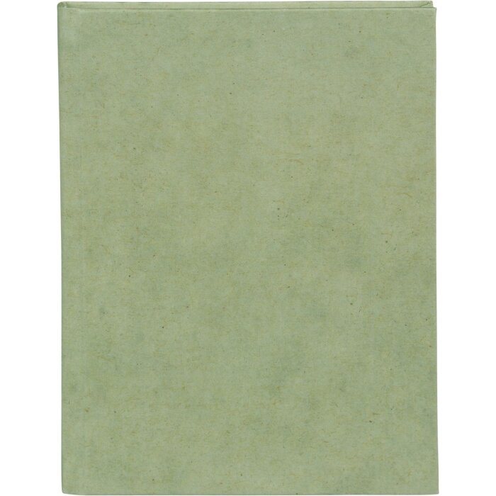 Konopný zápisník Smoke Green 15x22 cm