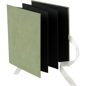 Goldbuch Leporello konopné psací potřeby Smoke Green 10 fotografií 13x18 cm