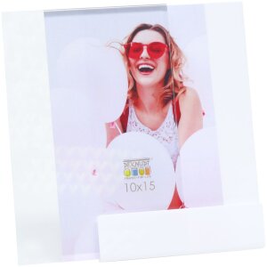Deknudt držák na fotografie S58SG bílý a černý 10x15 cm
