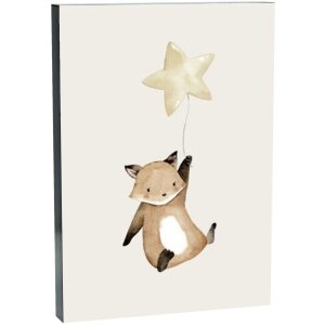 Deknudt Selbstklebender Fotoblock aus Schaumstoff schwarz...