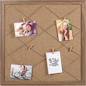 Walther Memoboard Solid 60x60 cm hnědý