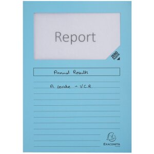 EXACOMPTA 160g složky s okénkem DIN A4 22x31cm...