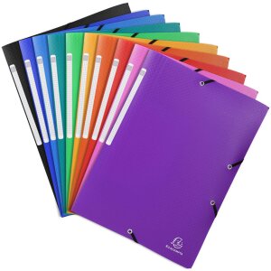 Exacompta složka 3 chlopně elastická PP 500µ...