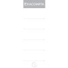 Exacompta 5388E Samolepicí štítek na hřbet 80 mm bílý 10 kusů