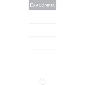 Exacompta hřbetní štítky 80 mm...