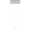 Exacompta hřbetní štítky 80 mm bílé 185x56 mm balení 10 kusů