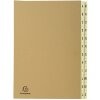 Organizér Exacompta 24 přihrádek A-Z Kraft DIN A4 25x33 cm