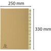 Organizér Exacompta 24 přihrádek A-Z Kraft DIN A4 25x33 cm