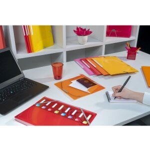 Exacompa organizér s natahovacím hřbetem 8 přihrádek DIN A4 Iderama assorted
