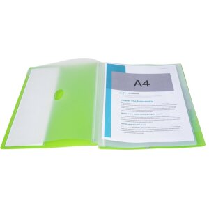 Exacompa organizér s natahovacím hřbetem 8 přihrádek DIN A4 Iderama assorted