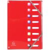 Exacompa organizér s natahovacím hřbetem 8 přihrádek DIN A4 Iderama assorted