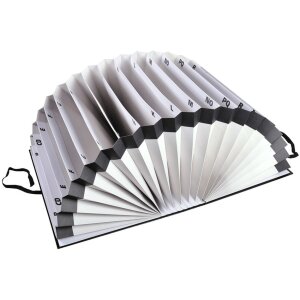 Exacompta 61550B Složka A-Z 20 přihrádek černá DIN A4 recyklovaný karton