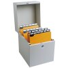 Exacompta kovový box na karty 155x110x210mm šedý