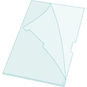 Exacompta balení 100 hladkých pořadačů z PP 120µ DIN A4 s krystalem