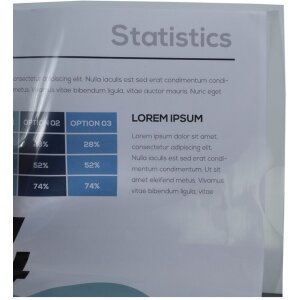 Exacompta balení 100 hladkých pořadačů z PP 120µ DIN A4 s krystalem