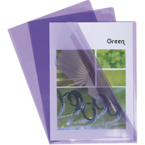 Exacompta 661205E 100 pořadačů PVC 130µ DIN A4 fialová