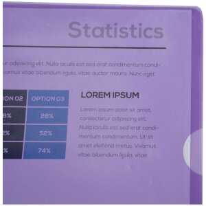 Exacompta 661205E 100 pořadačů PVC 130µ DIN A4 fialová