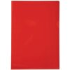 Exacompta kapsy na spisy 130µ DIN A4 červené 100 kusů PVC hladké