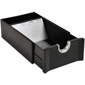 Exacompta kartotéka vizitky Exactive černá 190x114x61 mm