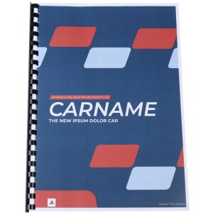 Exacompta krabice 100 spirál 12 mm PVC pro vazbu DIN A4 černá