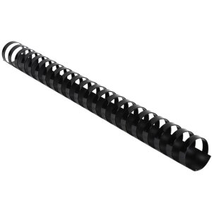Exacompta 75701E spirály 25 mm PVC pro formát A4 A3 na šířku černé 100 kusů