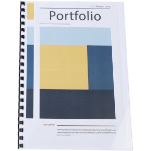 Exacompta 76201E Vázací spirály z PVC 8 mm 25 kusů pro dokumenty A4 černá